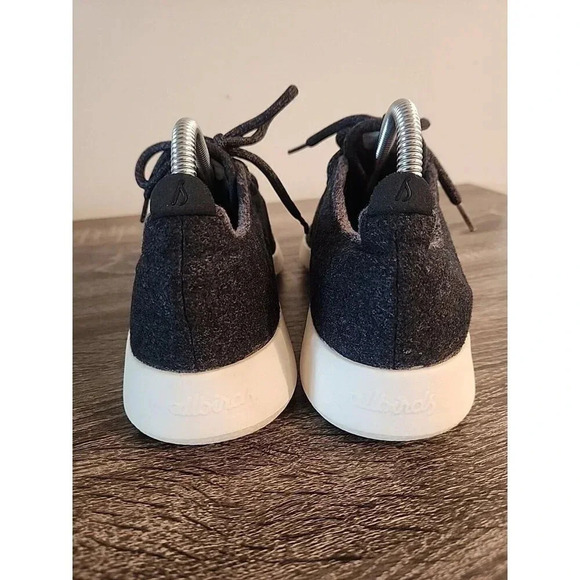 Allbirds Women's Wool Runners Gray Charcoal Black White Sz 8 - Picture 3 of 10